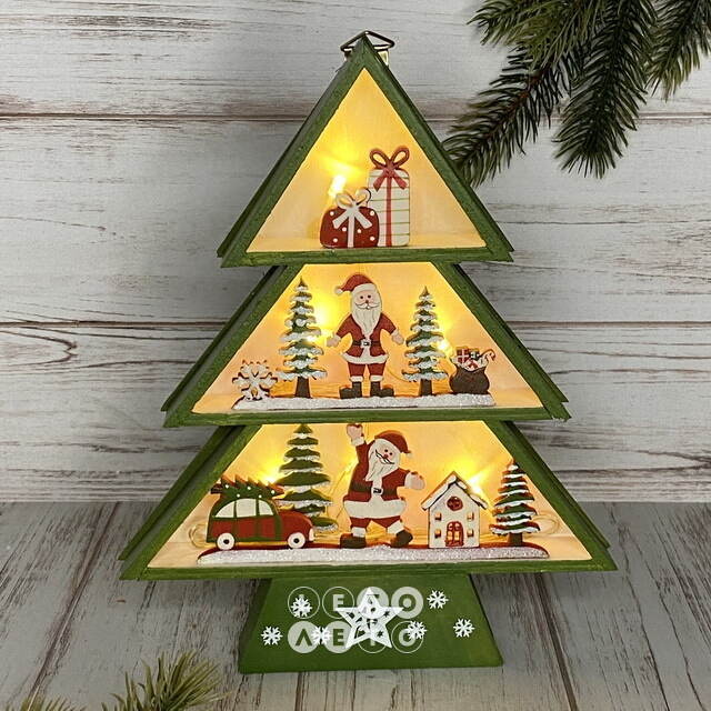 Новогодний светильник Christmas Tree 24 см, на батарейках Breitner