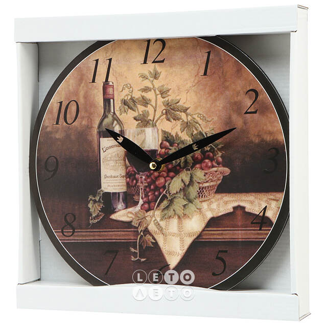 Настенные часы Nature morte au Vin 28 см Koopman