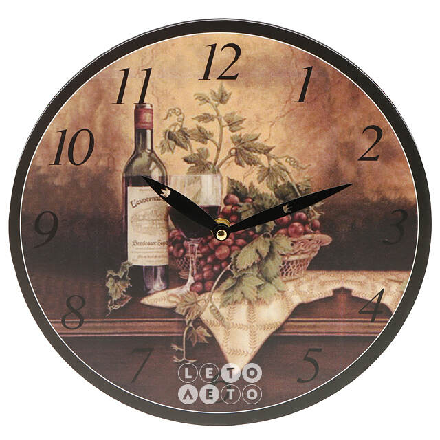 Настенные часы Nature morte au Vin 28 см Koopman