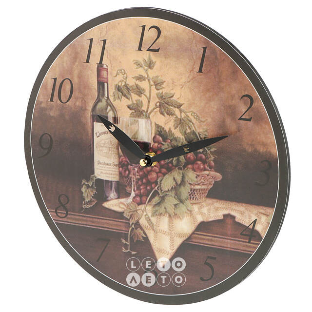 Настенные часы Nature morte au Vin 28 см Koopman