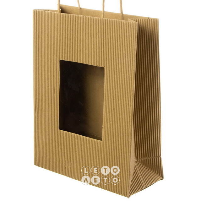 Крафтовый пакет Simple 23*18 см классический Due Esse Christmas