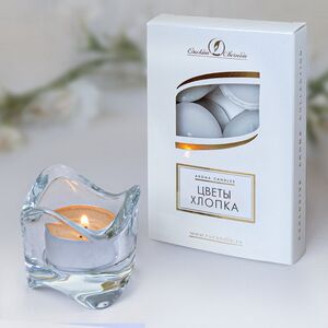 Ароматические свечи Buenos: Цветы Хлопка, 4 см, 6 шт