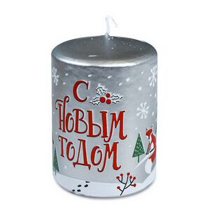 Новогодняя свеча Skandi Fairytale 8 см Омский Свечной фото 9