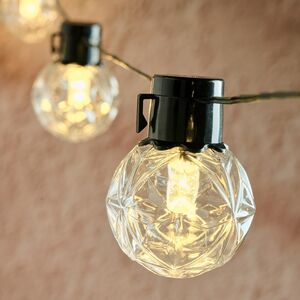 Гирлянда из лампочек Vespertine 6 м, 20 теплых белых LED ламп, черный ПВХ, IP44 Winter Deco фото 2