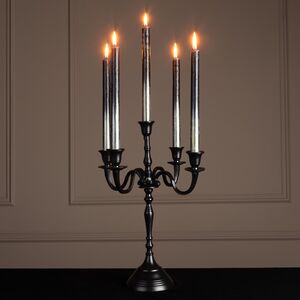 Канделябр на 5 свечей Порта-Салво 40 см черный