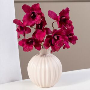 Искусственная орхидея пурпурная 26 см