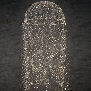 Светодиодное украшение Медуза Карели 200 см, 1280 теплых белых LED ламп, IP44 Edelman фото 1