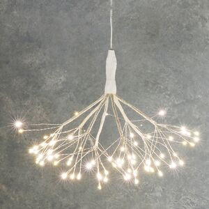Светодиодное украшение Одуванчик Регардо 20 см, 80 теплых белых LED ламп с мерцанием, IP44 Edelman фото 3