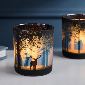 Подсвечник стакан Christmas Fortuna 8 см, стекло