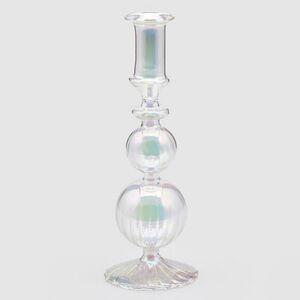 Стеклянный подсвечник AquaLight 22 см EDG фото 3