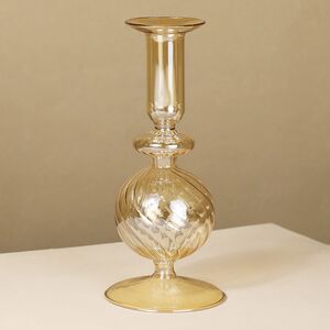 Стеклянный подсвечник AmbraLight 19 см EDG фото 2