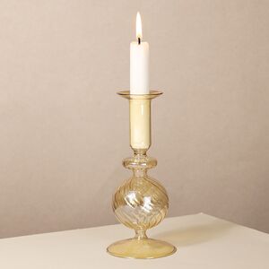 Стеклянный подсвечник AmbraLight 19 см EDG фото 4