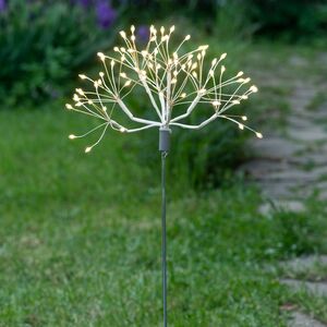 Светодиодное украшение Одуванчик Бронда 50 см, 80 теплых белых LED ламп, IP44 Edelman фото 4