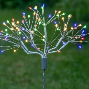 Светодиодное украшение Одуванчик Бронда 50 см, 80 разноцветных LED ламп, IP44 Edelman фото 2