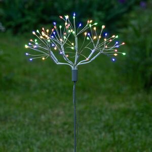 Светодиодное украшение Одуванчик Бронда 50 см, 80 разноцветных LED ламп, IP44 Edelman фото 3