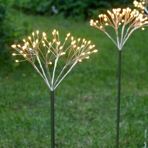 Садовый светильник Одуванчики 70 см, 180 экстра теплых белых LED ламп, IP44 Edelman фото 2