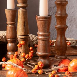 Деревянный подсвечник Andrea Ferraro 18 см Koopman фото 7