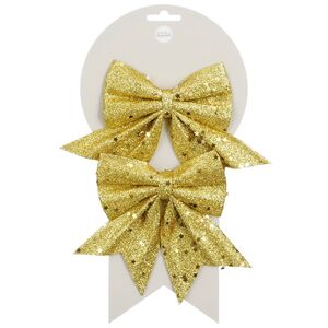 Декоративный бант Feira 13*12 см золотой, 2 шт