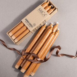 Столовые свечи Ricordo 25 см терракотовые, 6 шт