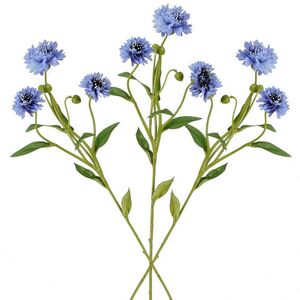 Искусственный букет Corn Flower 62 см голубой Edelman фото 5