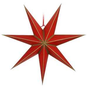 Подвесная звезда Jaipur 45 см красная