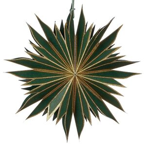 Подвесное украшение из бумаги Mysore 20 см зеленое