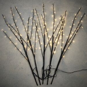 Набор светящихся веток Luminoso Bosque 90 см, 200 теплых белых LED ламп, 5 шт, таймер, IP44 Edelman фото 4
