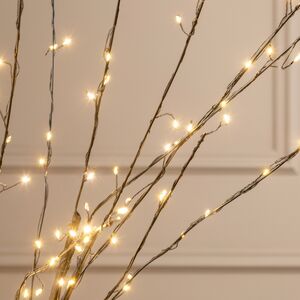 Набор светящихся веток Luminoso Bosque 90 см, 200 теплых белых LED ламп, 5 шт, таймер, IP44 Edelman фото 3
