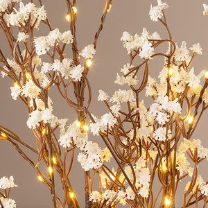 Набор светящихся веток Arbre a Fleurs 100 см белые, 45 теплых белых LED ламп, 3 шт, IP44 Edelman фото 3