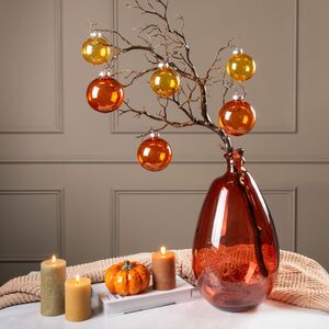 Набор декоративных фигур Тыквы Swindon 14 см, 2 шт Boltze фото 3