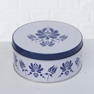 Набор металлических банок для хранения Royal Delft 14-20 см, 3 шт Boltze фото 7