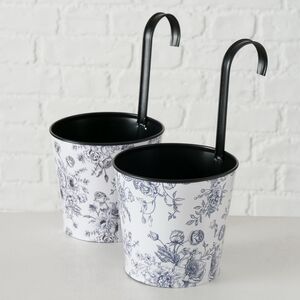 Подвесное кашпо-ведерко для балкона De Fleurs 24*19 см, металл Boltze фото 8