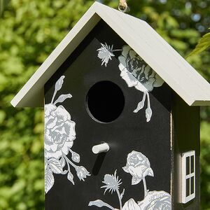 Садовое украшение Скворечник De Fleurs 22*15 см черный Boltze фото 2