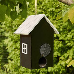 Садовое украшение Скворечник De Fleurs 22*15 см черный Boltze фото 3