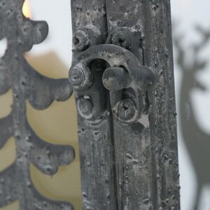 Набор подсвечников-домиков Олени в Лесу 16-27 см серый, 2 шт Boltze фото 6