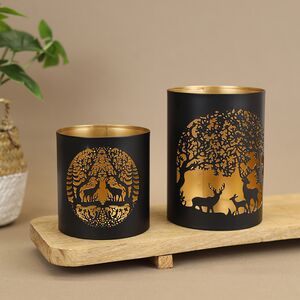 Набор металлических подсвечников Andastein 10-13 см, 2 шт Boltze фото 5