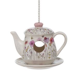 Декоративный домик для птиц Konstanca: La Flower 18 см, керамика Boltze фото 5