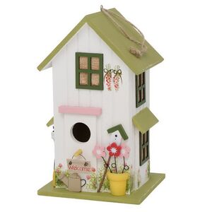 Садовое украшение Скворечник Village 25*15 см розовый Boltze фото 7