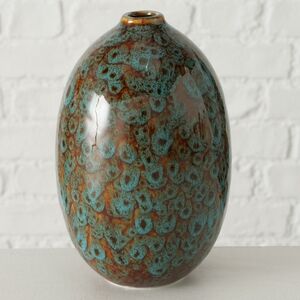 Фарфоровая ваза Shellea 15 см зеленая