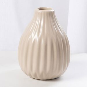 Фарфоровая ваза Конкордия 12 см бежевая Boltze (Больтце) фото 3