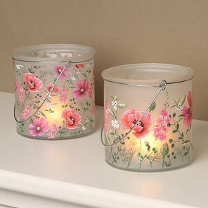 Подвесной стеклянный подсвечник Futrone Flowers 12 см  Boltze фото 3