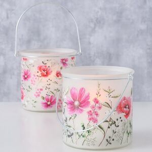 Подвесной стеклянный подсвечник Futrone Flowers 12 см  Boltze фото 5