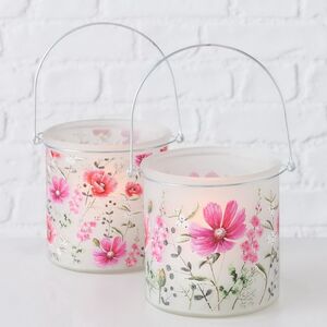 Подвесной стеклянный подсвечник Futrone Flowers 12 см  Boltze фото 7