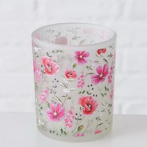 Набор стеклянных подсвечников Loncoche Flowers 8-10 см, 2 шт Boltze фото 4