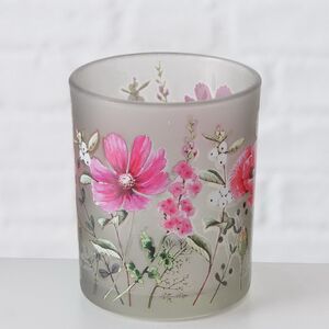 Набор стеклянных подсвечников Valdivia Flowers 8-10 см, 2 шт Boltze фото 6
