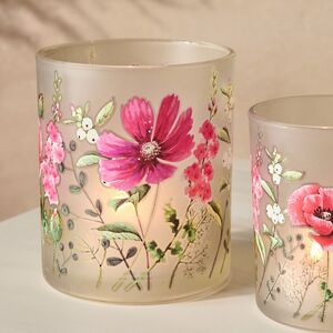 Набор стеклянных подсвечников Valdivia Flowers 8-10 см, 2 шт Boltze (Больтце) фото 2