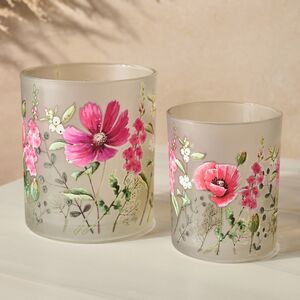 Набор стеклянных подсвечников Valdivia Flowers 8-10 см, 2 шт Boltze (Больтце) фото 4