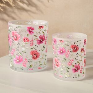Набор стеклянных подсвечников Loncoche Flowers 8-10 см, 2 шт Boltze (Больтце) фото 4