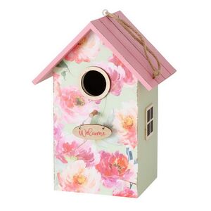 Садовое украшение Скворечник Mondoro 22*15 см розовый Boltze фото 4