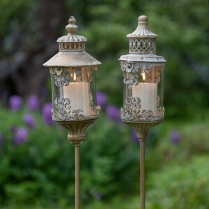 Садовый фонарь-подсвечник Модильяни 128 см, штекер Boltze фото 4